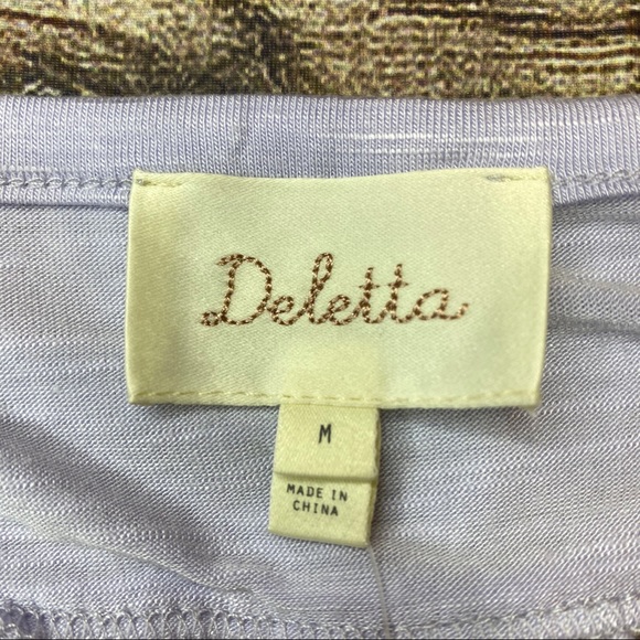 ANTHROPOLOGIE DELETTA Lavender Crochet Top - Picture 9 of 12